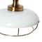 Hello Honey® 13" Wide Caged Dome Metal Semi-Flush Mount Ceiling Light